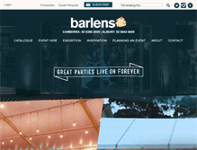 Tablet Screenshot of barlens.com.au